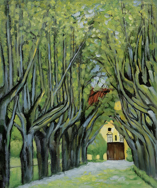 Avenue In Schloss Kammer Park - Gustav Klimt Painting